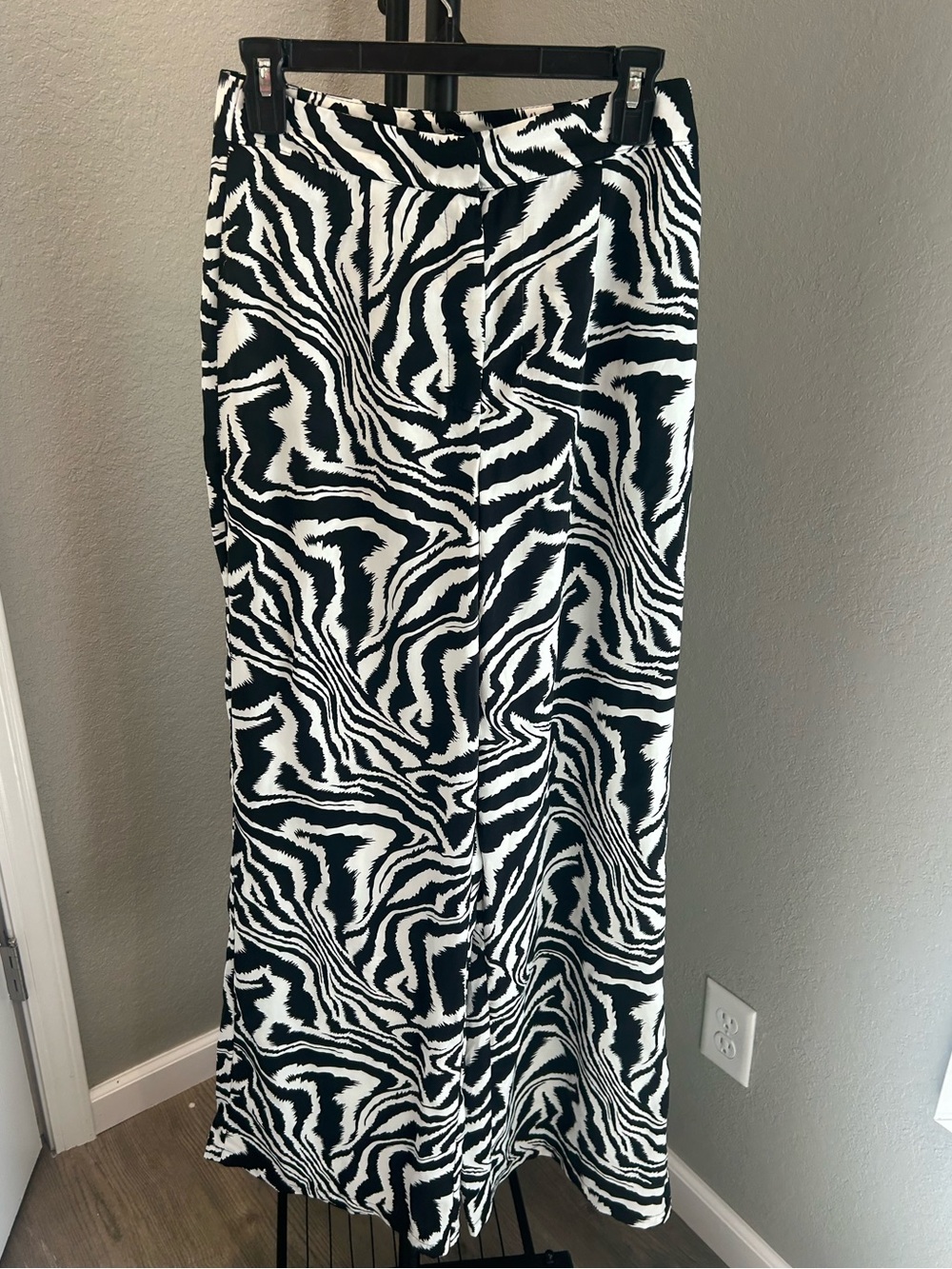 Black & White Zebra Print Pants